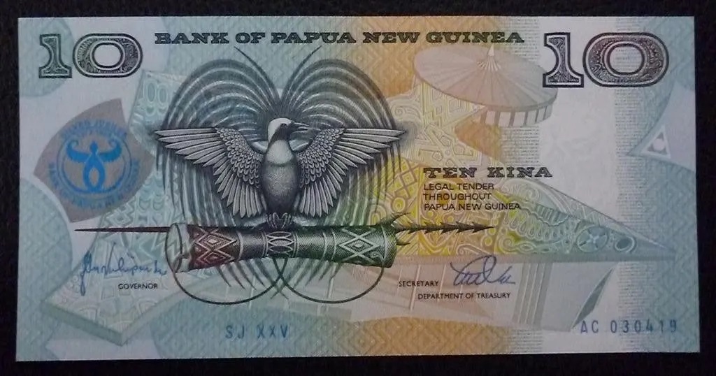Papua Nueva Guinea Billete 10 Kina 1998 Pick 17 Unc - Imagen 2