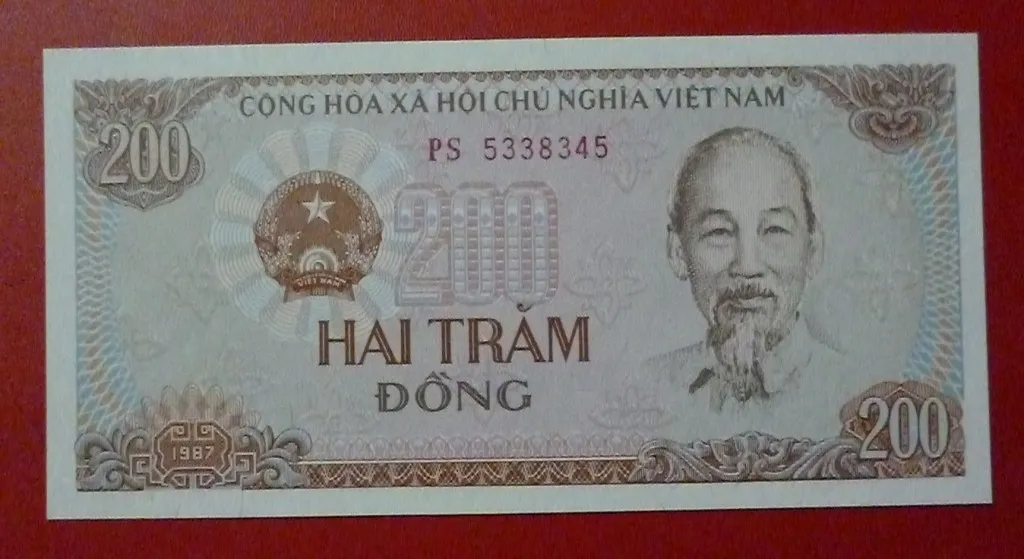 Vietnam Billete 200 Dong 1987 Pick 100 Unc - Imagen 2