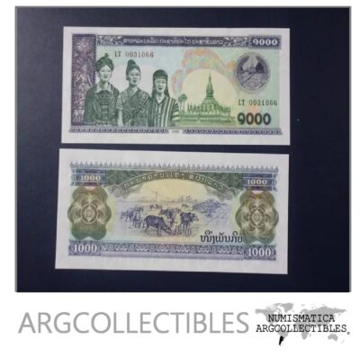 Laos Billete 1.000 Kip 1998 Pick 32a Unc