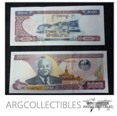 Laos Billete 5.000 Kip 2003 Pick 34b Unc