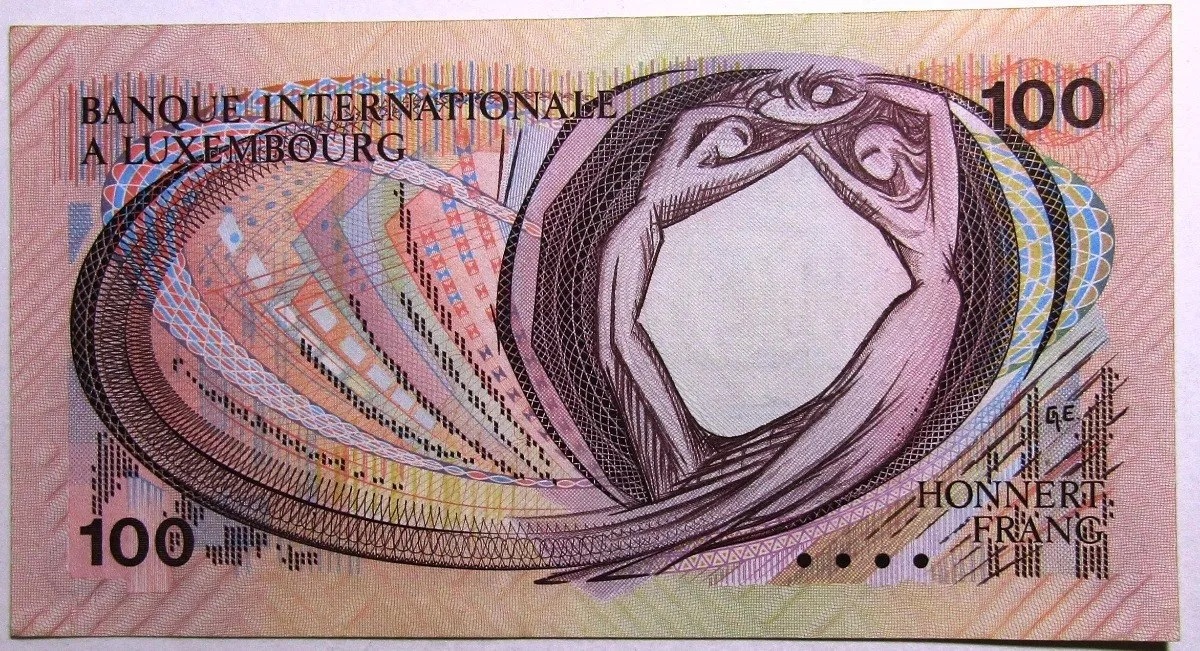 Luxemburgo Billete 100 Francos Año 1970 Pick 56 Unc - Imagen 3