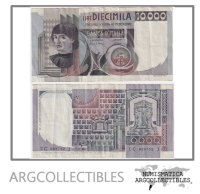 Italia Billete 10.000 Liras 1982 P-106 B Vf