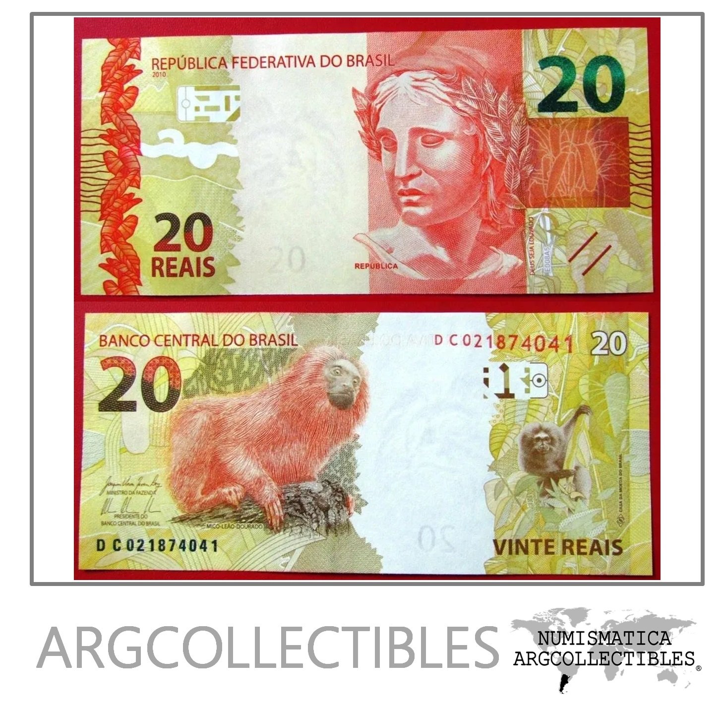 Brasil Billete 20 Reales Año 2018 Pick 255 Unc