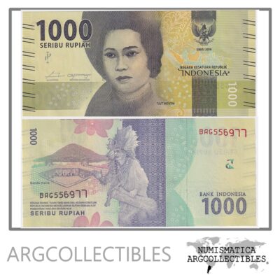 Indonesia Billete 1.000 Rupias 2016 P-154 UNC