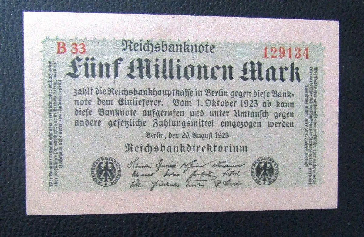 Alemania Billete 5.000.000 Marcos P-105 1923 AU - Imagen 3