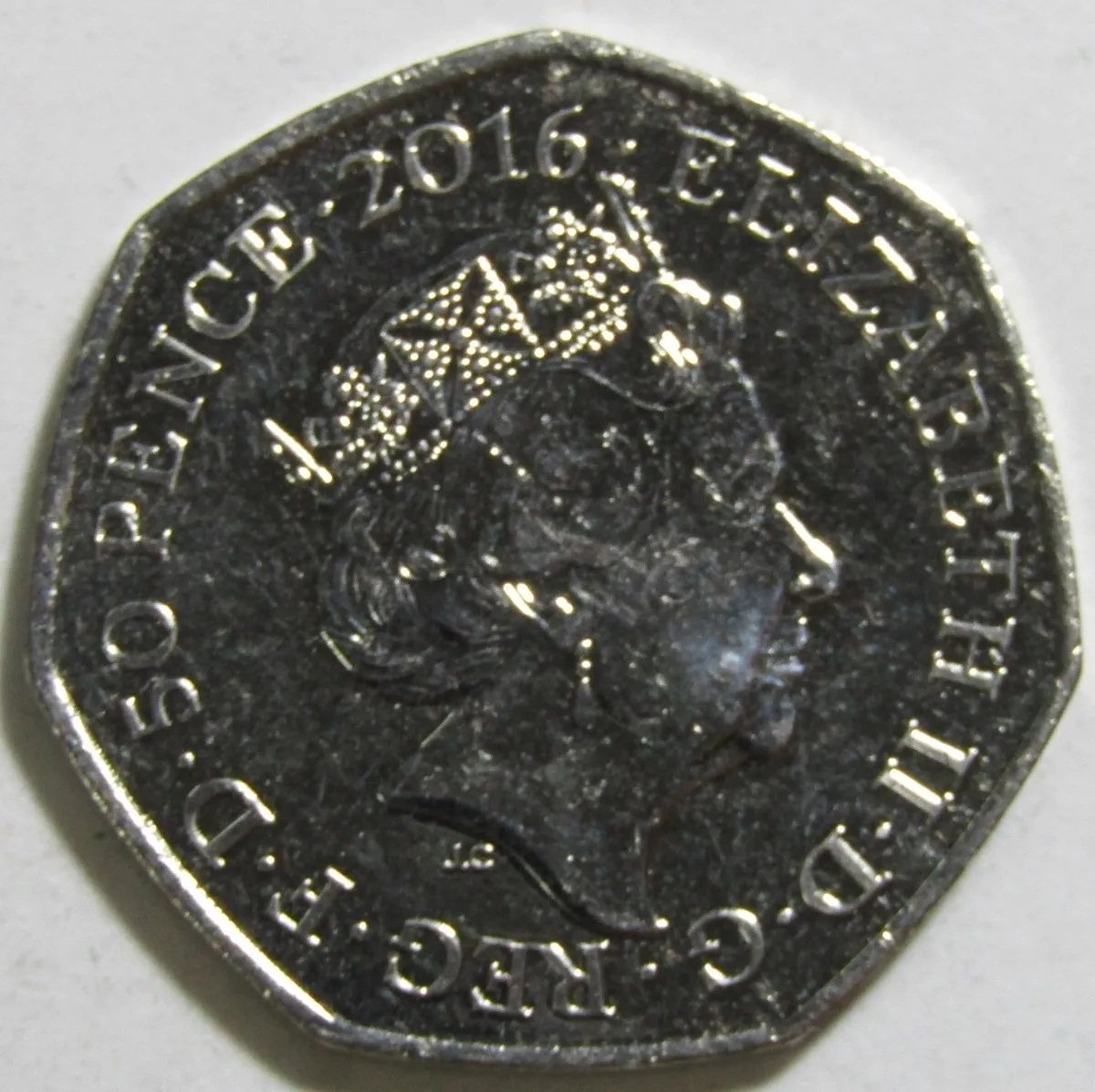 Inglaterra Moneda 50 Pence Año 2016 Niquel Juegos Olimpicos Unc - Imagen 2