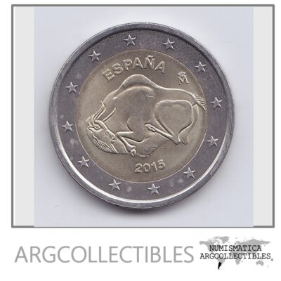España Moneda 2 Euros 2015 Cueva De Altamira Unc