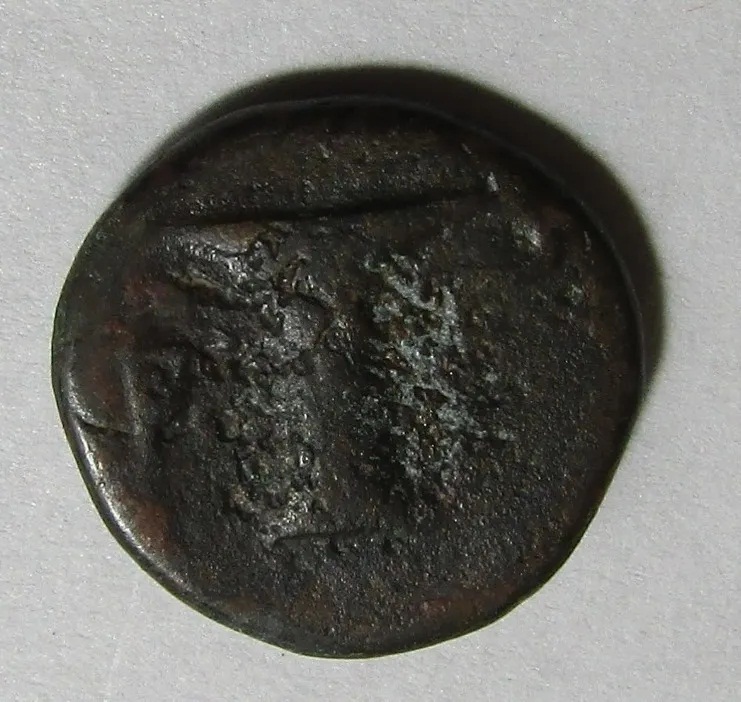 Grecia Moneda Cuma Eolide 300-250 Ac Magistrado Heracleos - Imagen 2