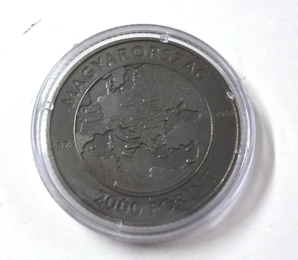 Hungria Moneda 2.000 Forint Año 2018 100 Aniversario 1ra Guerra Mundial Unc - Imagen 2