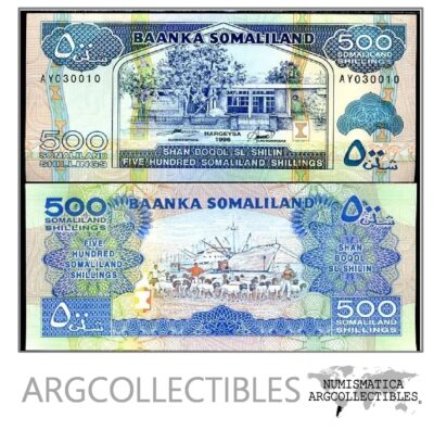 Somaliland Billete 500 Shillings 1996 Pick 6b Unc