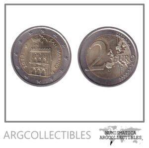 San Marino Moneda Bimetalica 2 Euro 2013 Unc
