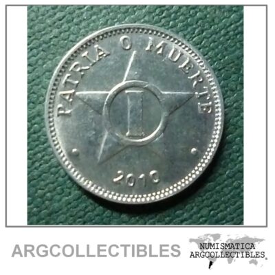 Cuba Moneda 1 Centavo Unc 2010 Estrella Patria O Muerte