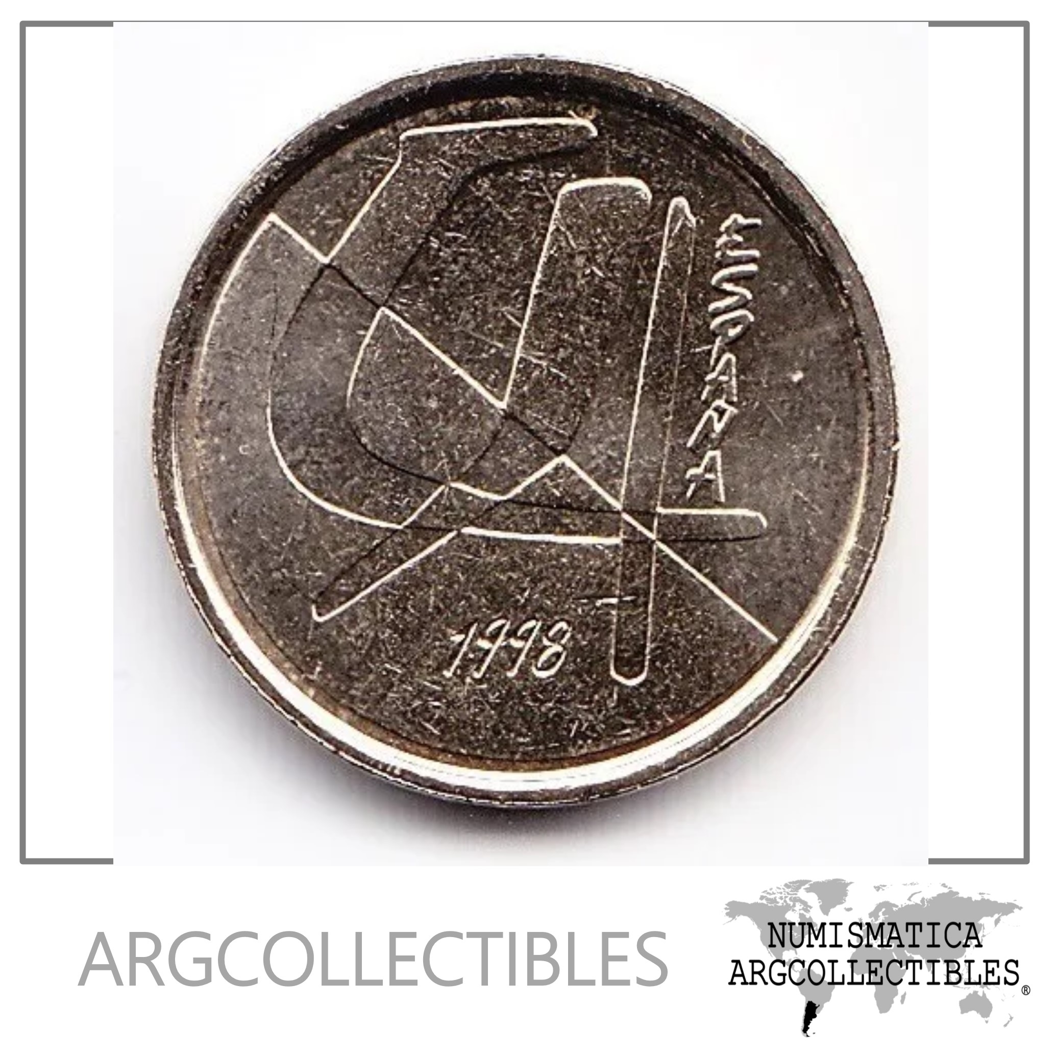 España Moneda 5 Pesetas 1998 Km 833 Condicion Unc