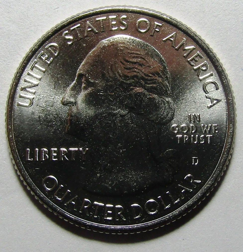 USA Moneda 1/4 Dolar 2018 D Niquel Rhode Island UNC - Imagen 2