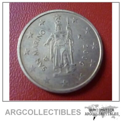 San Marino Moneda 2 Centavo De Euro Unc 2006