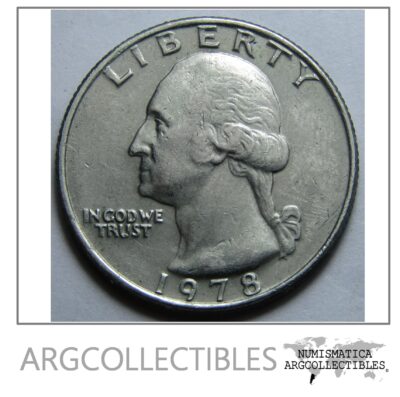 USA Moneda 1/4 Dolar 1978 Niquel KM-164 XF