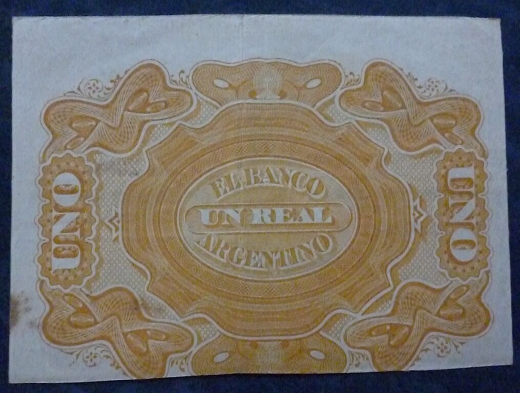 ARGENTINA Billete 1 Real, Pick S1479 XF 1873 (Cordoba) - Imagen 2