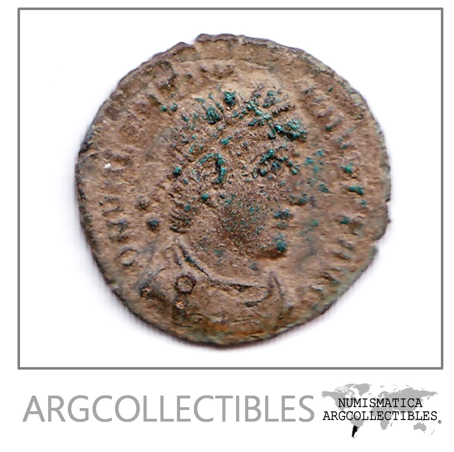 Roma Moneda Ae Centenional Siscia Valentiniano Ofic 2 BB38