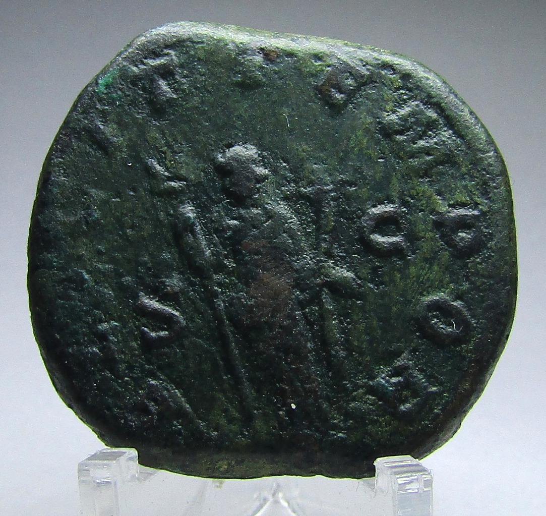 Roma Moneda Gordiano III 238 - 244 Sestercio Pacificador Roma F28 - Imagen 2