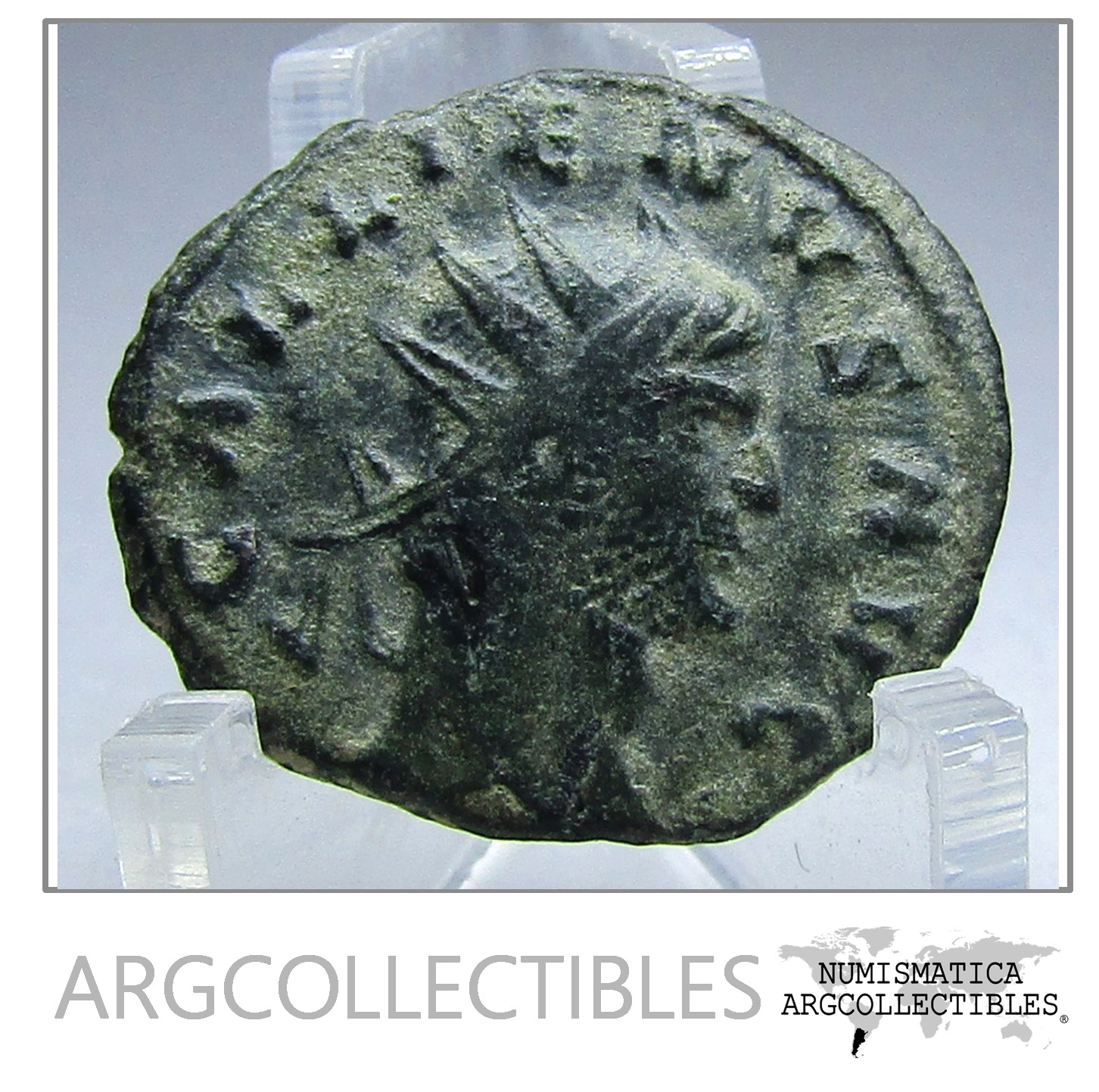 Roma Siglo Iii Galieno Moneda Ve Antoniano Siscia 264 - 265 Bb8