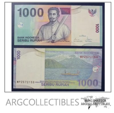 Indonesia Billete 1.000 Rupias Año 2000 Pick 141 Condicion Unc