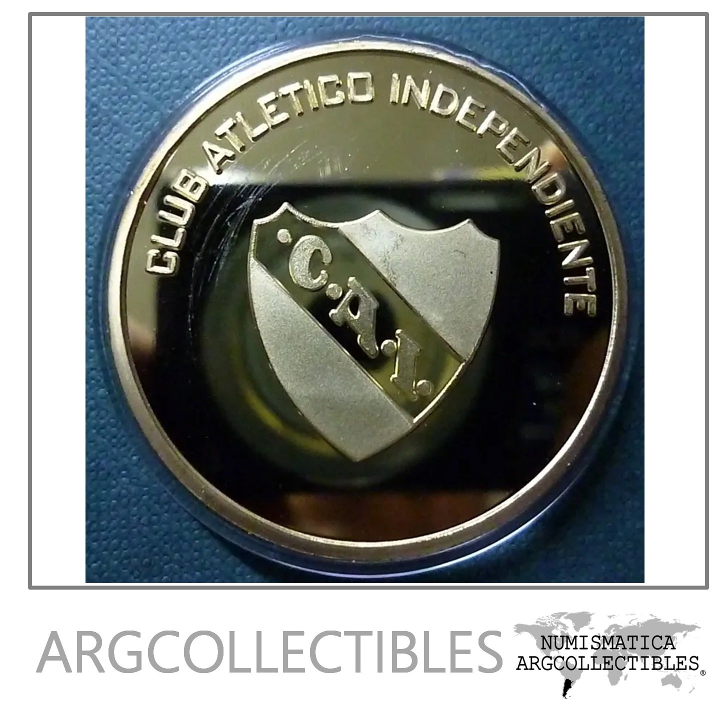 Moneda Medalla Club Independiente Estadio Libertadores 2009