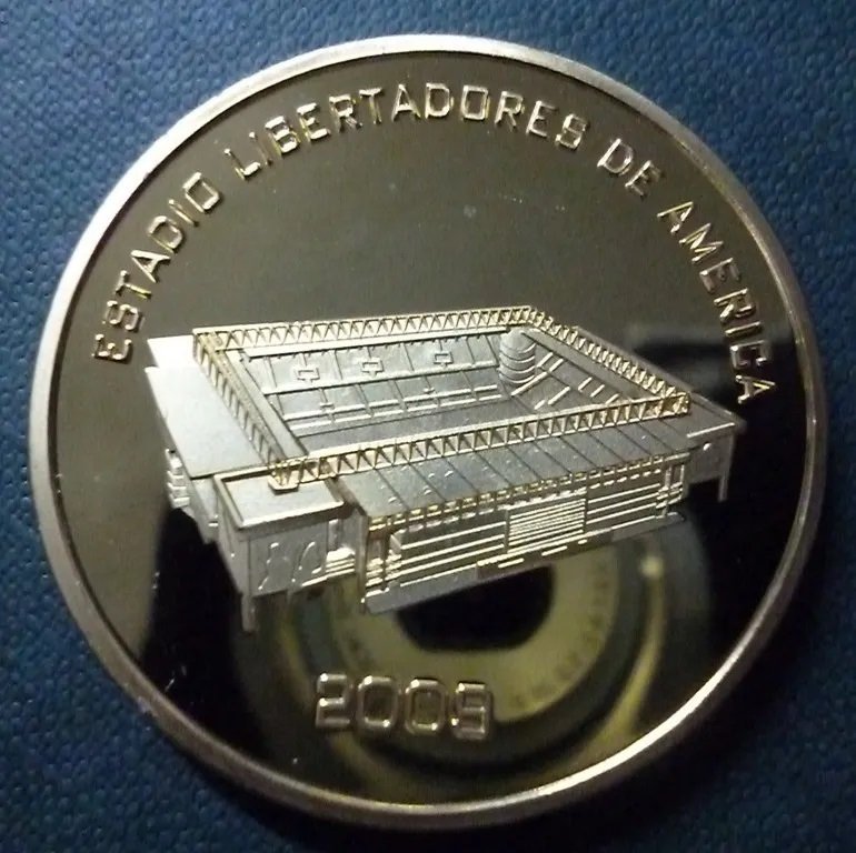 Moneda Medalla Club Independiente Estadio Libertadores 2009 - Imagen 2