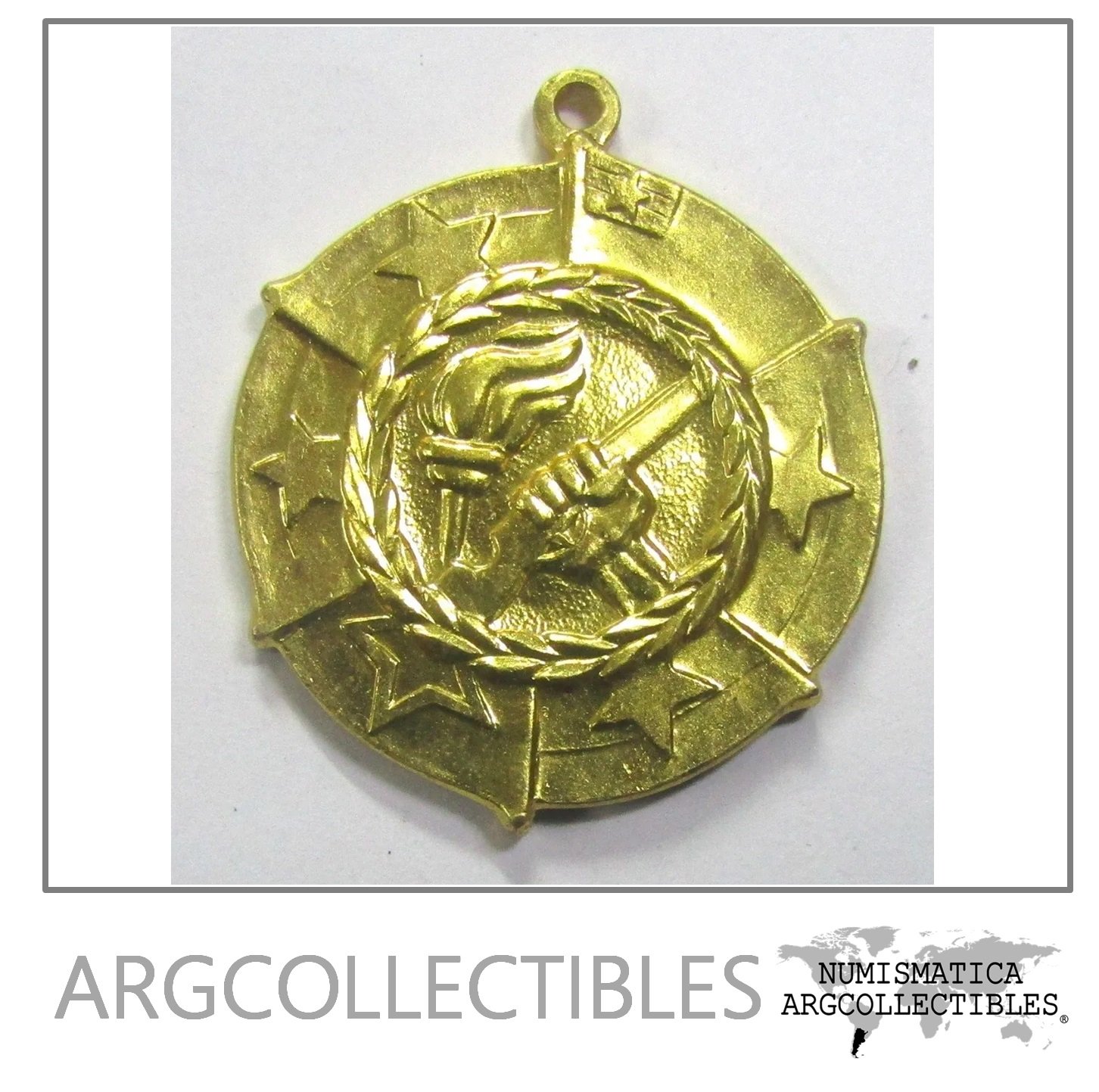 Yugoslavia 1975 Medalla Aniversario Victoria A Fascismo Nazi