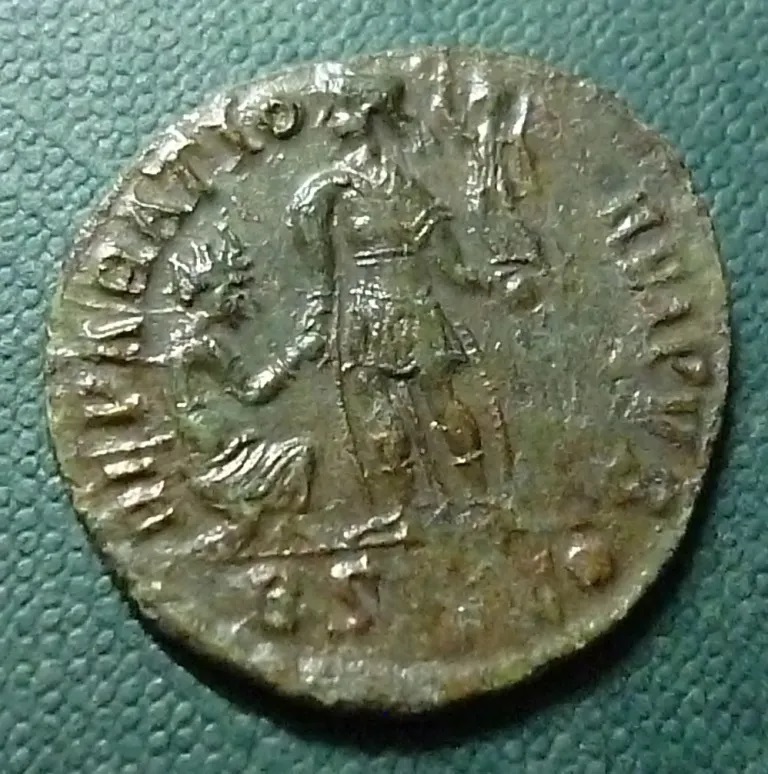 Roma Moneda Maiorina Año 378 Dc Ceca Siscia Emperador Graciano Aaa3 - Imagen 2