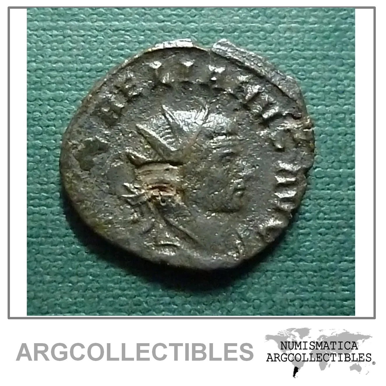 Imperio Romano Moneda Ae Antoniniano Siscia 272 Dc Emperador Aureliano Aa54