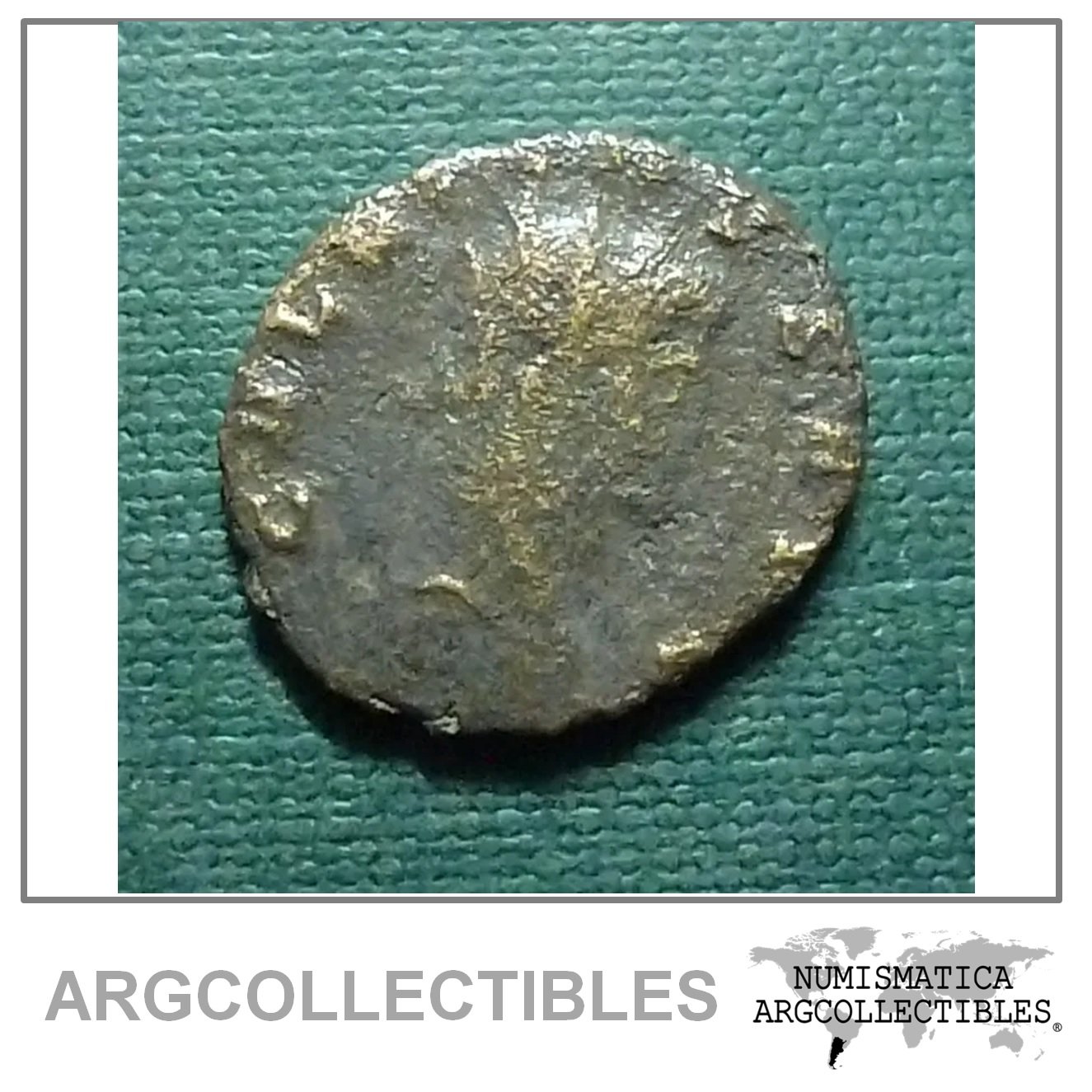 Imperio Romano Moneda Ae Antoniniano Siscia 260 Dc Emperador Galieno Aa59