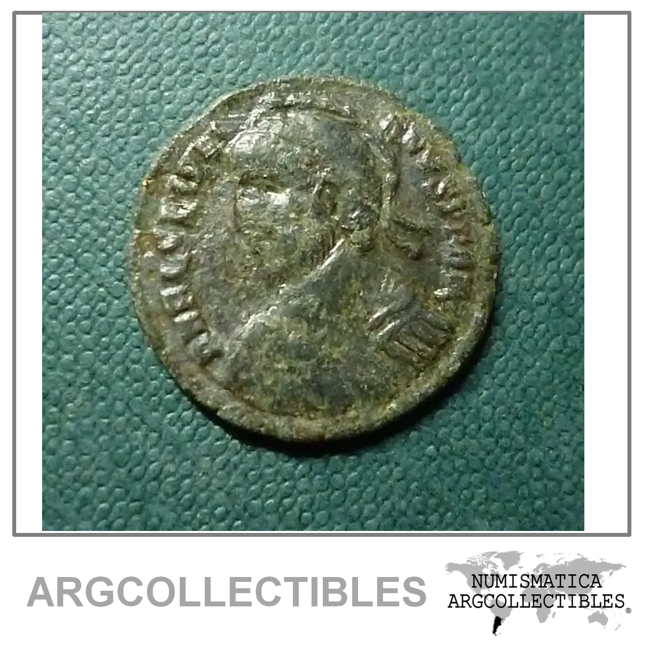 Roma Moneda Maiorina Año 355 Dc Ceca Siscia Juliano Ii Como Cesar Aa81