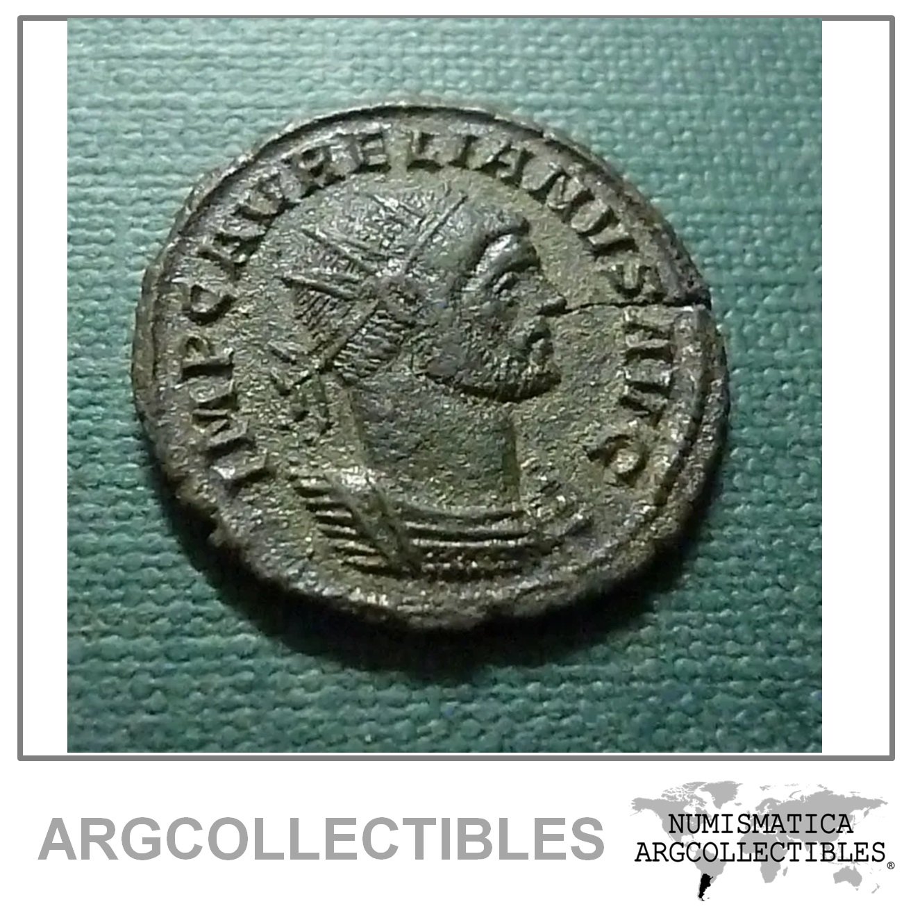 Imperio Romano Moneda Ae Antoniniano Siscia 274 Dc Emperador Aureliano Aa99