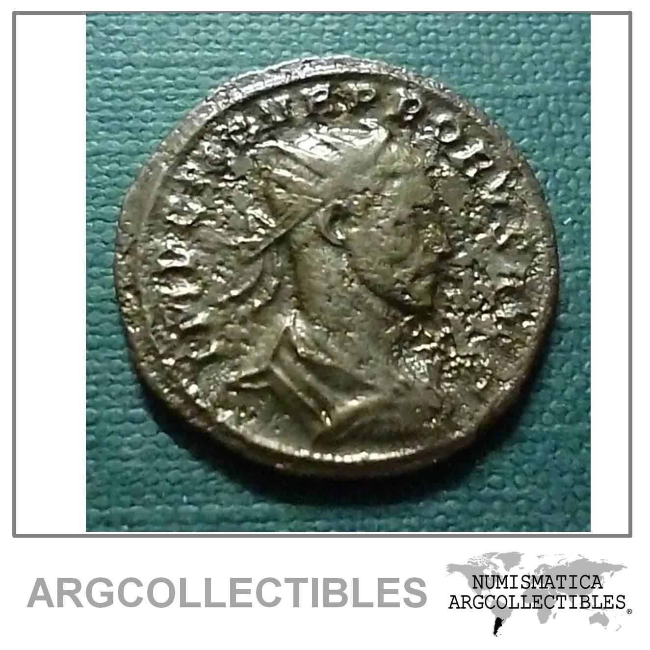 Imperio Romano Moneda Ae Antoniniano Siscia 277 Dc Emperador Probo AA102