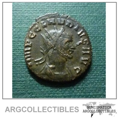 Imperio Romano Moneda Ae Antoniniano Roma 268 Dc Emperador Claudio Ii A109