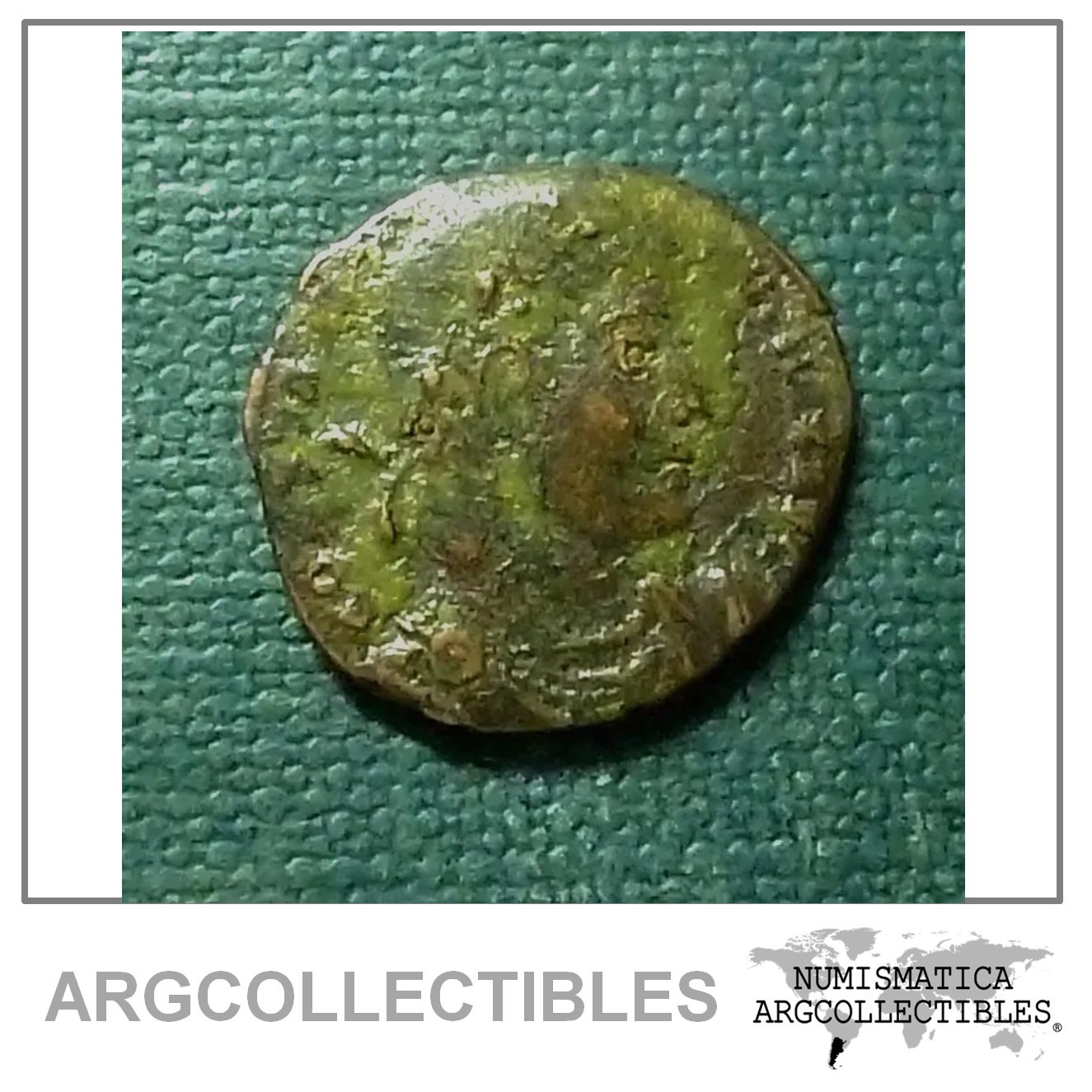 Roma Imperio Romano Ae Centenional Ceca Tesalonica 336 Dc Emperador Constantino I A146