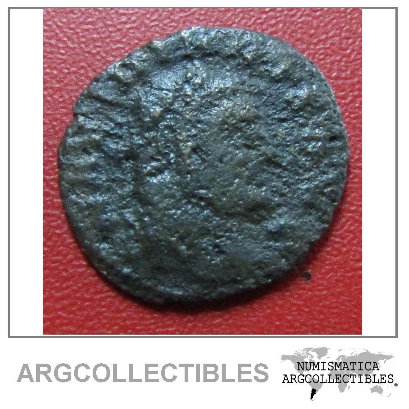 Roma Moneda ¼ Follis Siscia 305 Dc Emperador Galerio Bb72