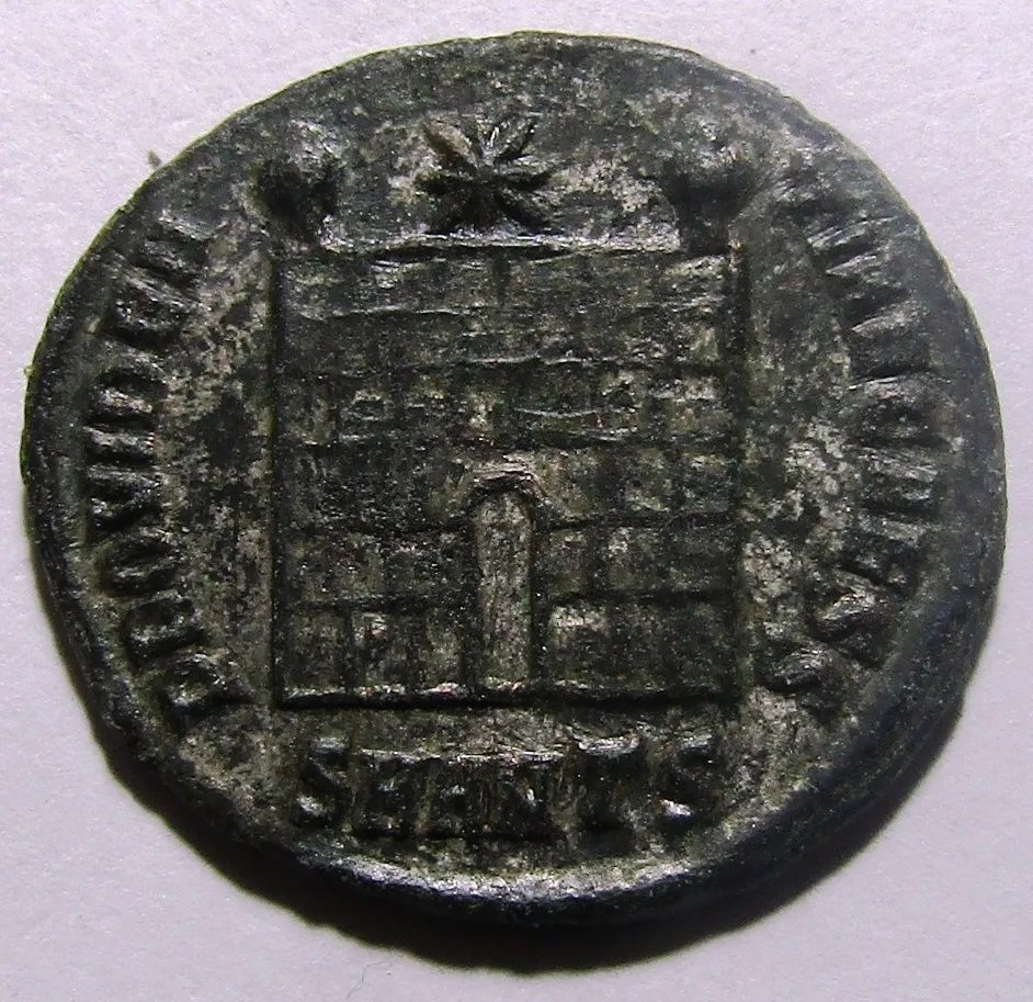 Roma Moneda Ae Centenional De Constantino Ii Como César Ceca Antioquía Año 324/29 Dc F02 - Imagen 2