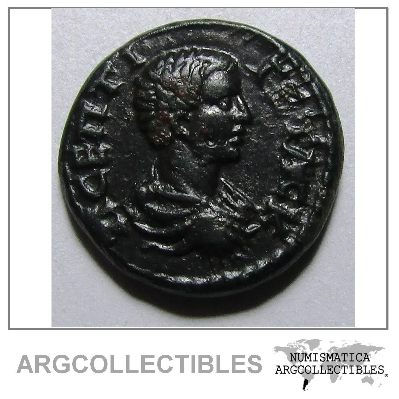 Roma Imperio Romano Geta Moneda Local Augusta Trajana Tracia