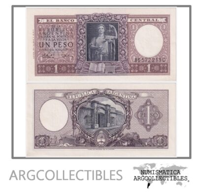 Argentina Billete 1 Peso 1956 P-263/BOT-1915 UNC (Serie C)