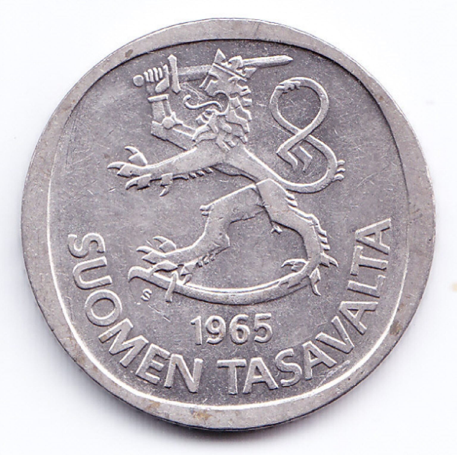 finlandia-moneda-1-markka-plata-350-1965-km-49-condicion-xf