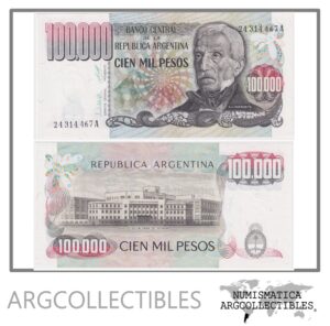 ARGENTINA Billete 100.000 Pesos 1980 P-308a/BOT-2502 UNC Serie A