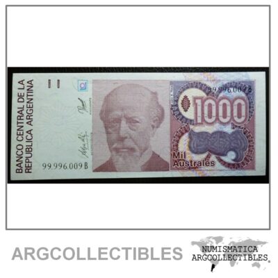 ARGENTINA Billete 1000 Australes 1990 P-329b/BOT-2861 UNC (SERIE B)