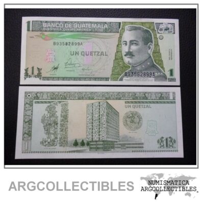 GUATEMALA Billete 1 Quetzal, Pick 99 UNC 1998