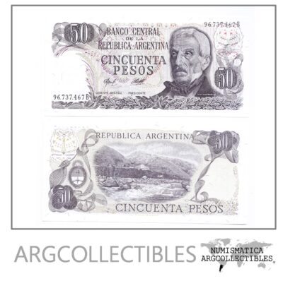 Argentina Billete 50 Pesos 1978 P-301b/BOT-2380 UNC SERIE B