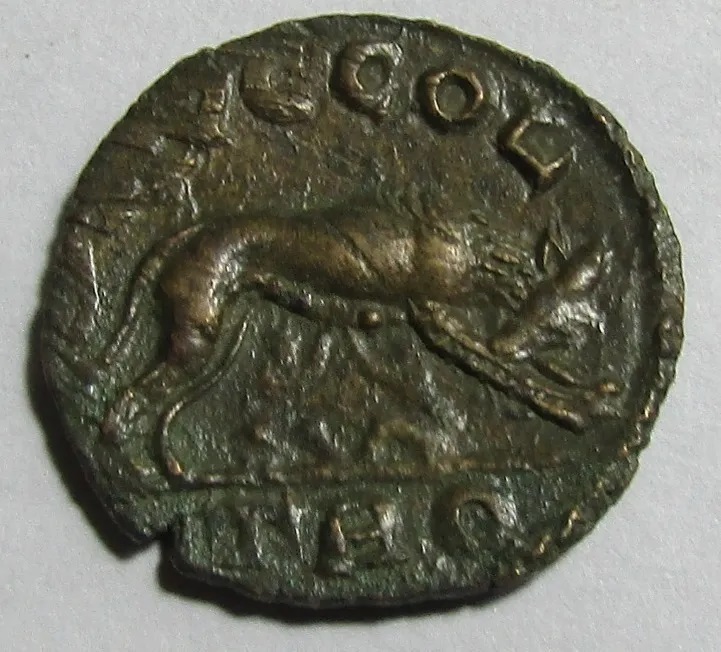 Roma Moneda Alejandría Tróade Acuñación Cívica Rómulo Y Remo J62 - Imagen 2