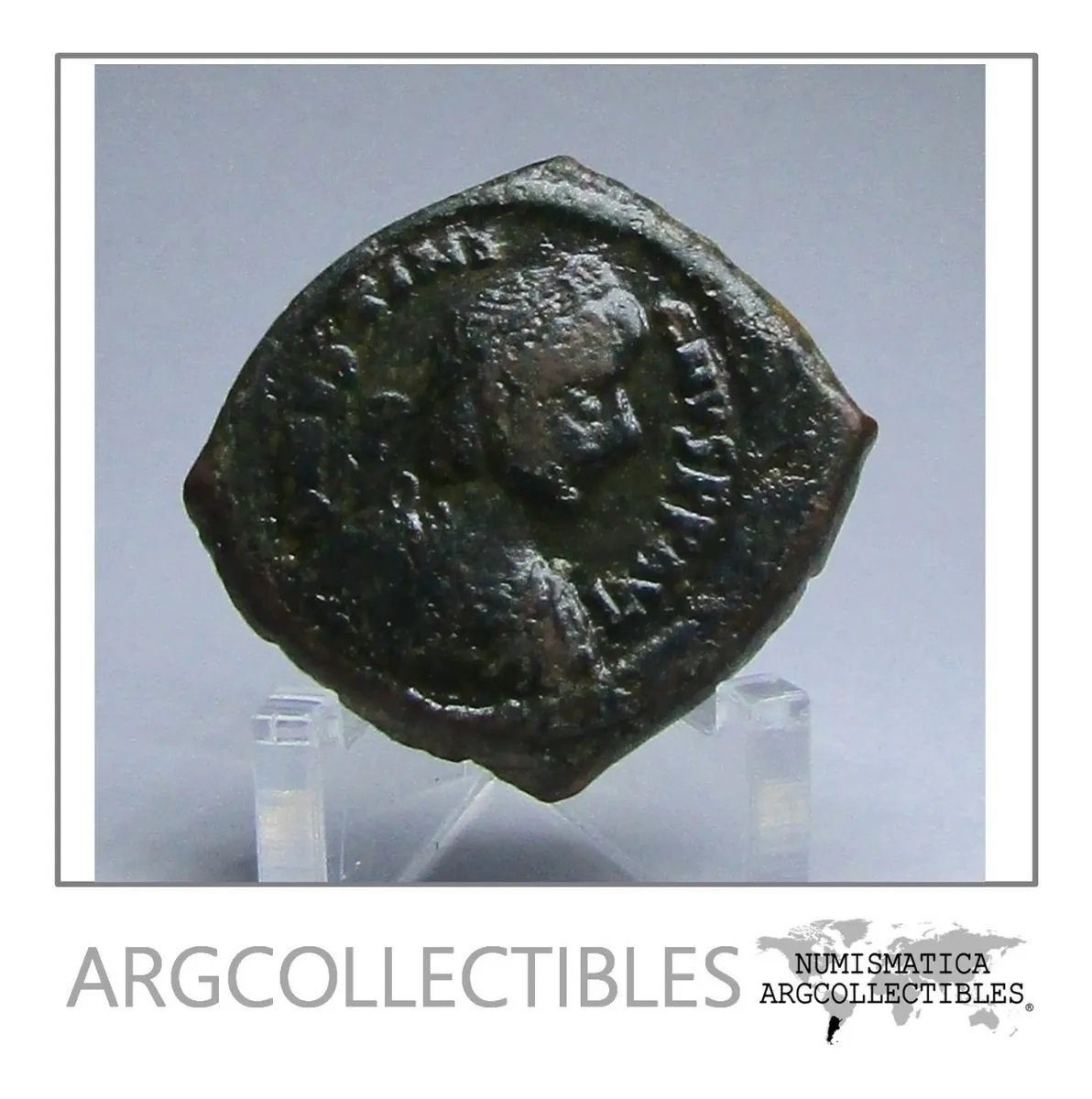 Bizantina Moneda Ae 16 Nummium Justiniano I 527 / 565 Bj2