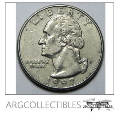 USA Moneda 1/4 Dolar 1997 P Niquel Washington KM-164