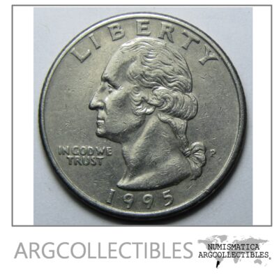 USA Moneda 1/4 Dolar 1995 P Niquel Washington KM-164