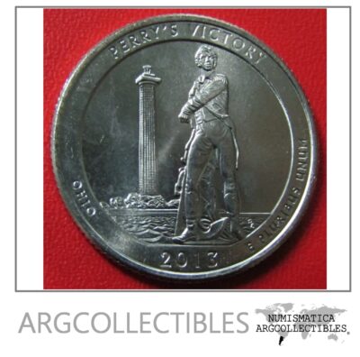 USA Moneda 1/4 Dolar 2013 P Niquel Ohio UNC